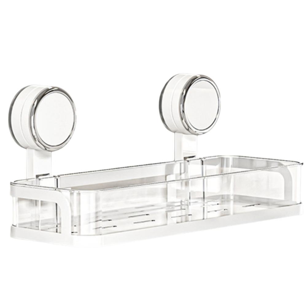 Wall-mounted Suction Cup Storage Rack Space Saving Bathroom Drain Rack  Kitchen