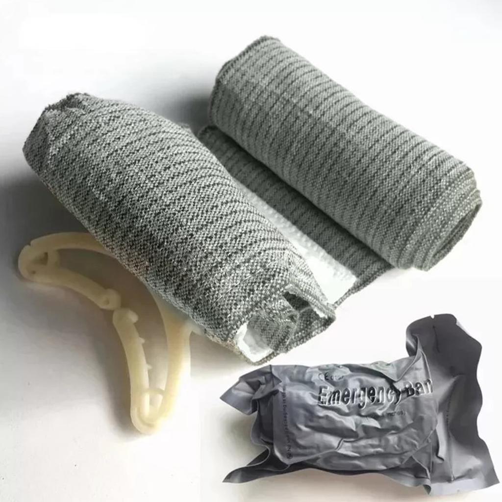 4in Emergency Bandage Israeli Bandage Hemostatic Control Bandage First Aid Compression Kit Flax