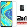 2 в 1 Закаленное стекло для Xiaomi Poco X3 NFC Mi 9T Pro Redmi K20 K30 Pro 7 7A 8 8A 9 9C 9A Note 7 8 8T 9S 9 Pro Max Экран Протекторная пленка для камеры Пленка