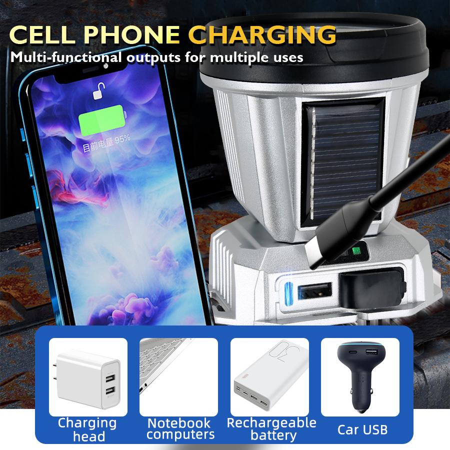 New Solar Charging LED Induction Headlamp Built-in Battery USB Rechargeable Super Bright Head Torch For Outdoor Camping Fishing