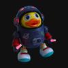 Interactive Electric Dance Space Duck Plastic Duck Musical Interactive Toy  Desktop