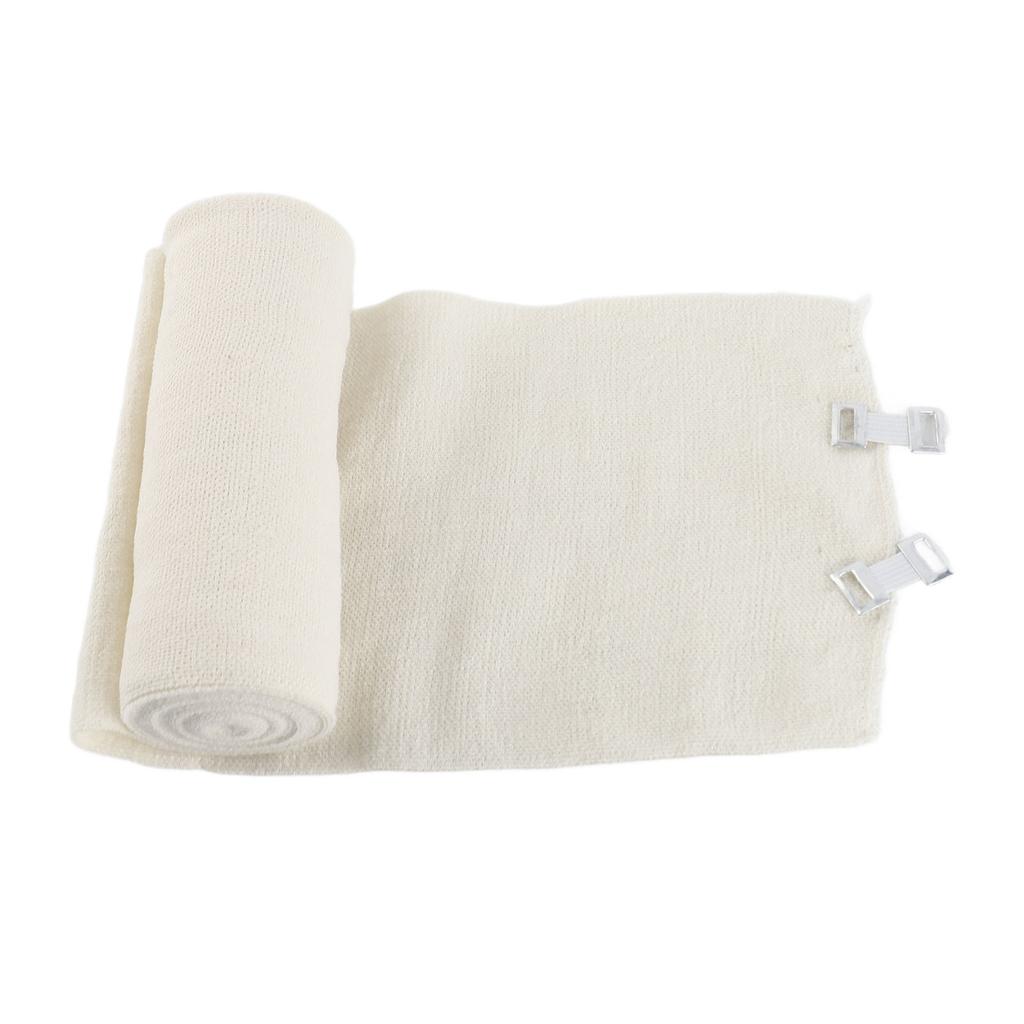 Sports Elastic Tape Wrap Breathable Reusable Buckle Fixation Compression Tape 15cm Width