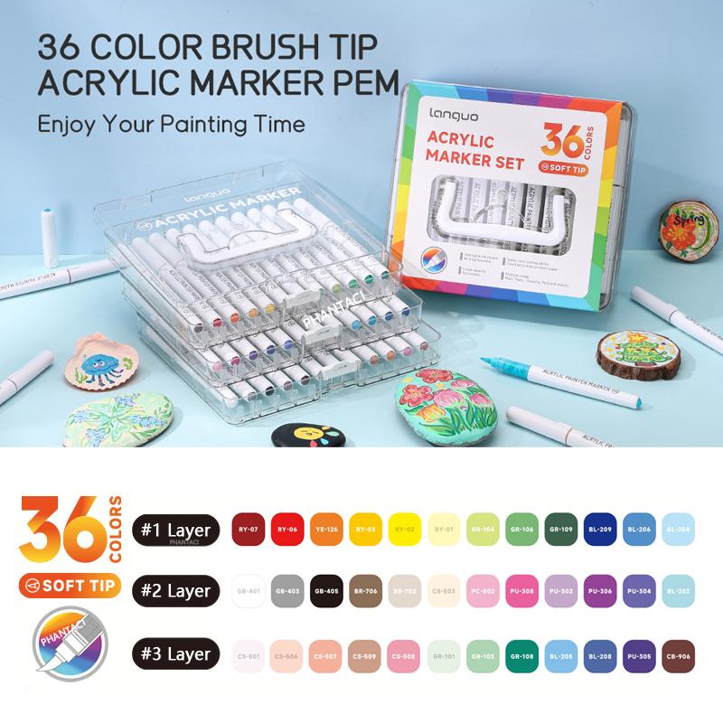 

Набор жидких акриловых маркеров 60 цветов, не растекающиеся, непрозрачные маркеры с акварельной краской для студентов, DIY, художников, для рисования