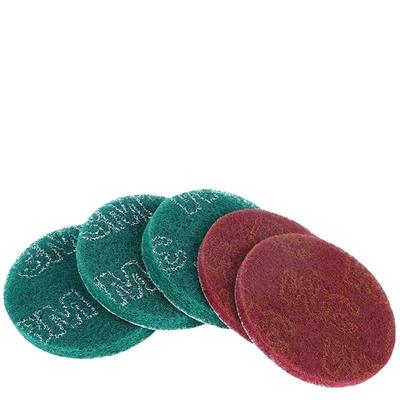 10 Pcs 125mm Scouring Pads Polishing Pads Grit P280 P400 for Round and Orbital Sanders