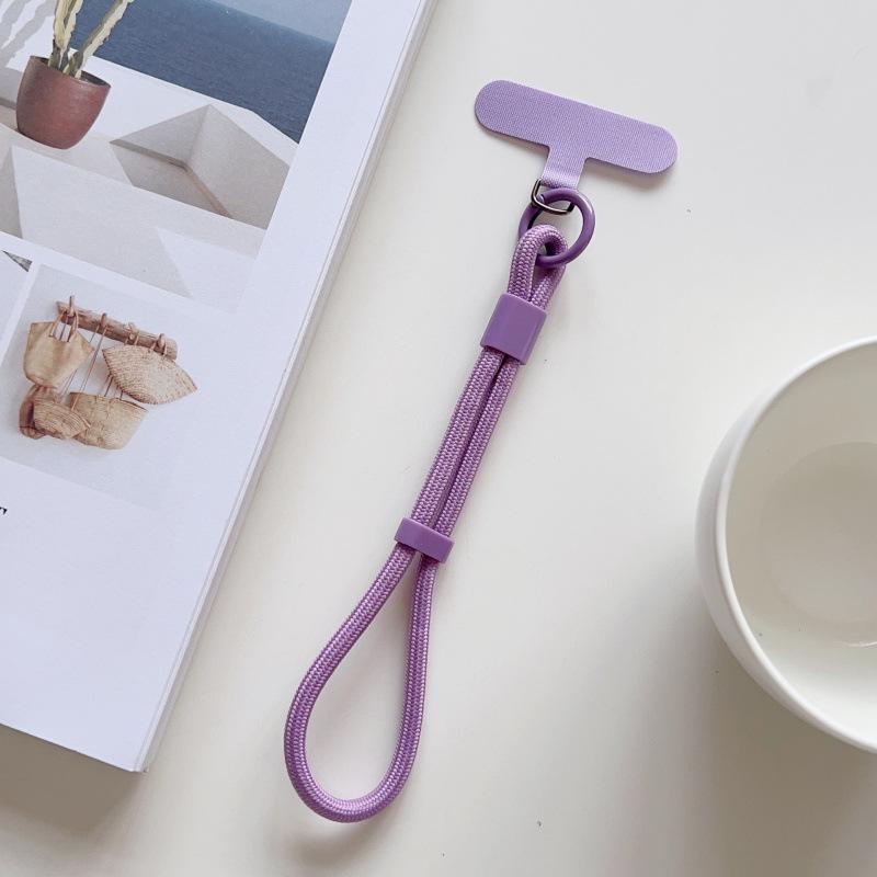 

Регульований Короткий Мотузковий Мобільний Ремінець та Брелок-Підвіска із Застібкою-Блискавкою