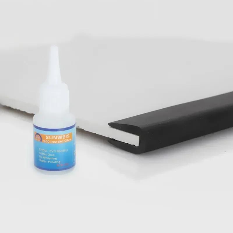 5 Metri Garnitură de Etanșare din Cauciuc în Formă de U Garnitură de Margine Protecție Ușă Automobil Pentru Sticlă Metal Panou Lemn Foaie Dulap