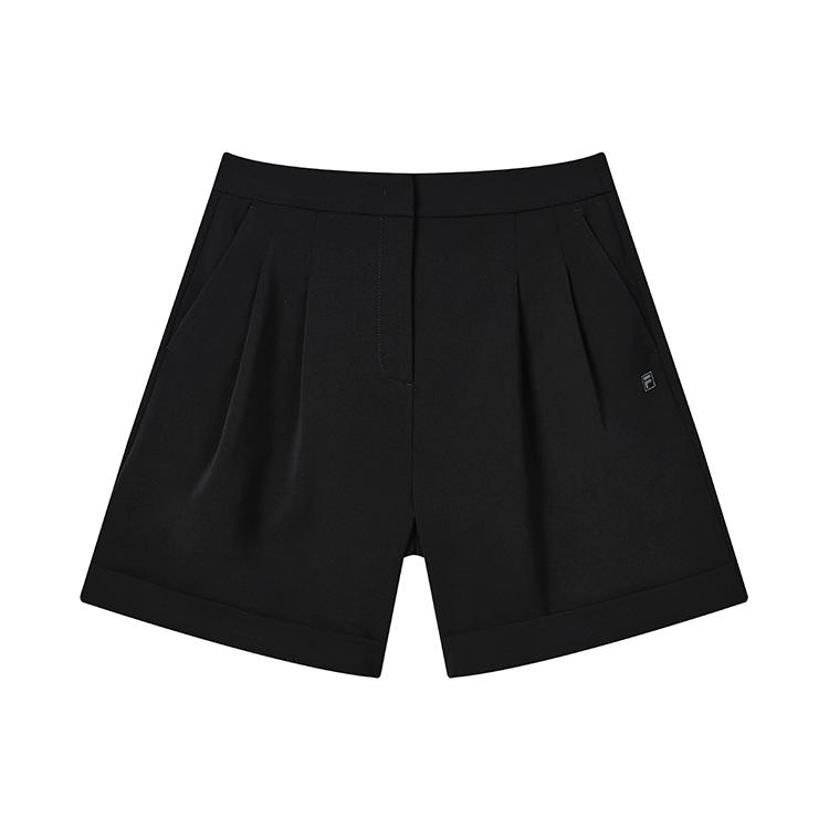 New FILA Casual Shorts Women's Jet Black F11W227806F-BK