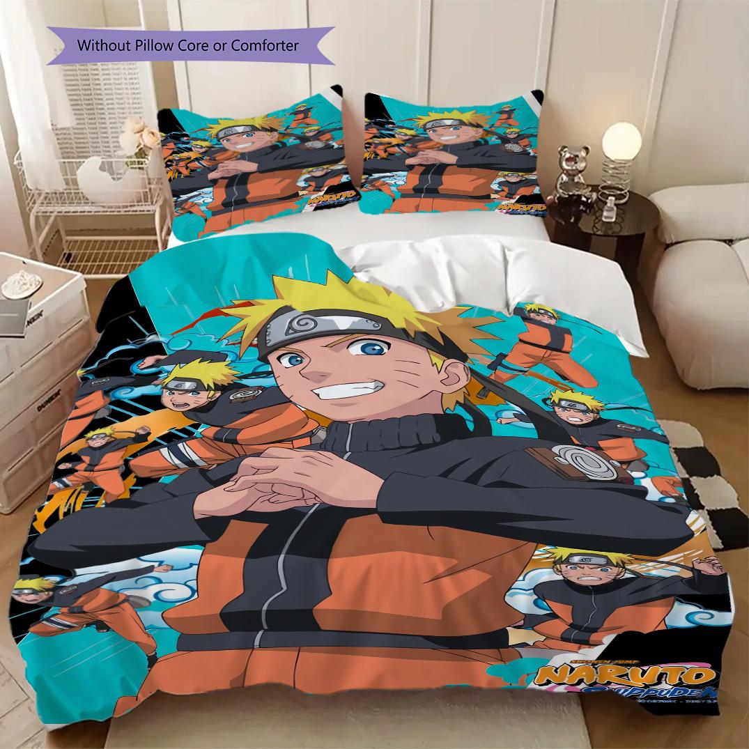 

Anime-Naruto Soft and Comfortable Duvet Cover, Children s Bedding Set Gift, Extra Large Size, Various Sizes Available LXR57 135x200cm
