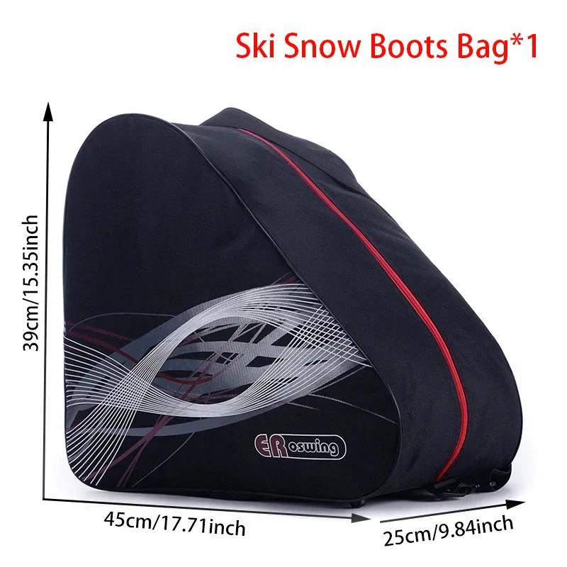 Snow Ski Boots Bag Ice-Skating Helmet Carry Shoulder Bag Roller Skate Helmet Storage Bag for Men Women