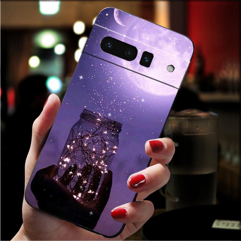 Phone Case For Google Pixel 10 Pro XL 9 Pro XL 9A 8 7 6 Pro Pixel 8A 7A 6A Pixel 8 7 6 5 Aesthetic Purple