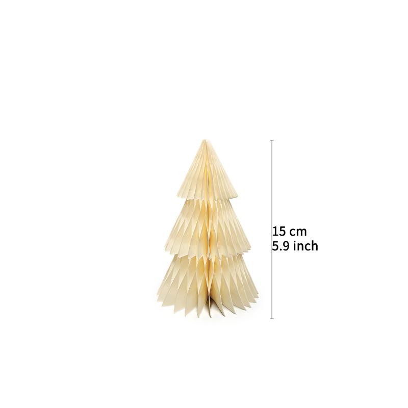 15/20/25/30Cm Mini Origami Christmas Tree Ornament Scene Props Santa Claus Mini Christmas Tree Atmosphere Decoration Supplies
