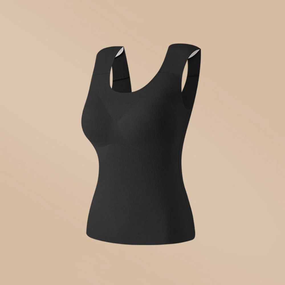 U-neck Right-angle Shoulder Vest Invisible Underwear for Women Thermal Underwear  Body Shaping