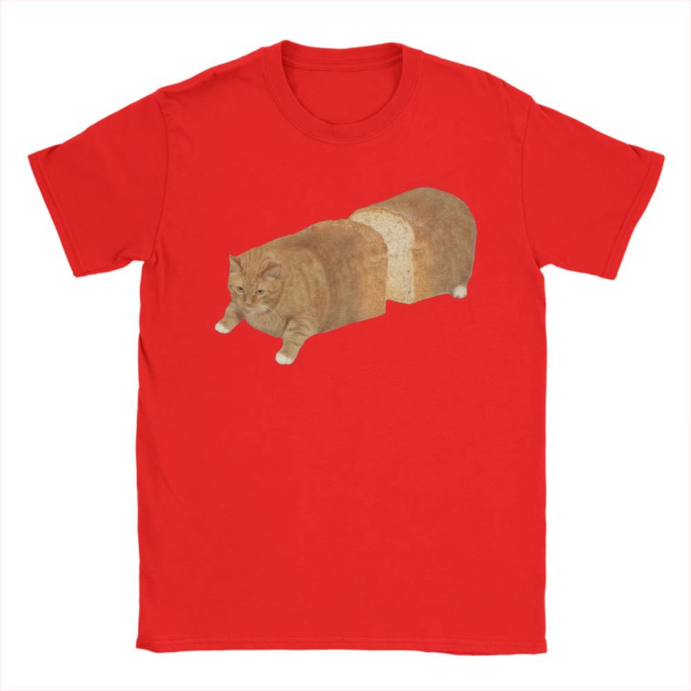 Cat Loaf Meme Cotton T Shirt Mens and Womens Cotton Unique TShirts Round Neck Tee Shirt Short Sleeve Clothes Birthday Gift