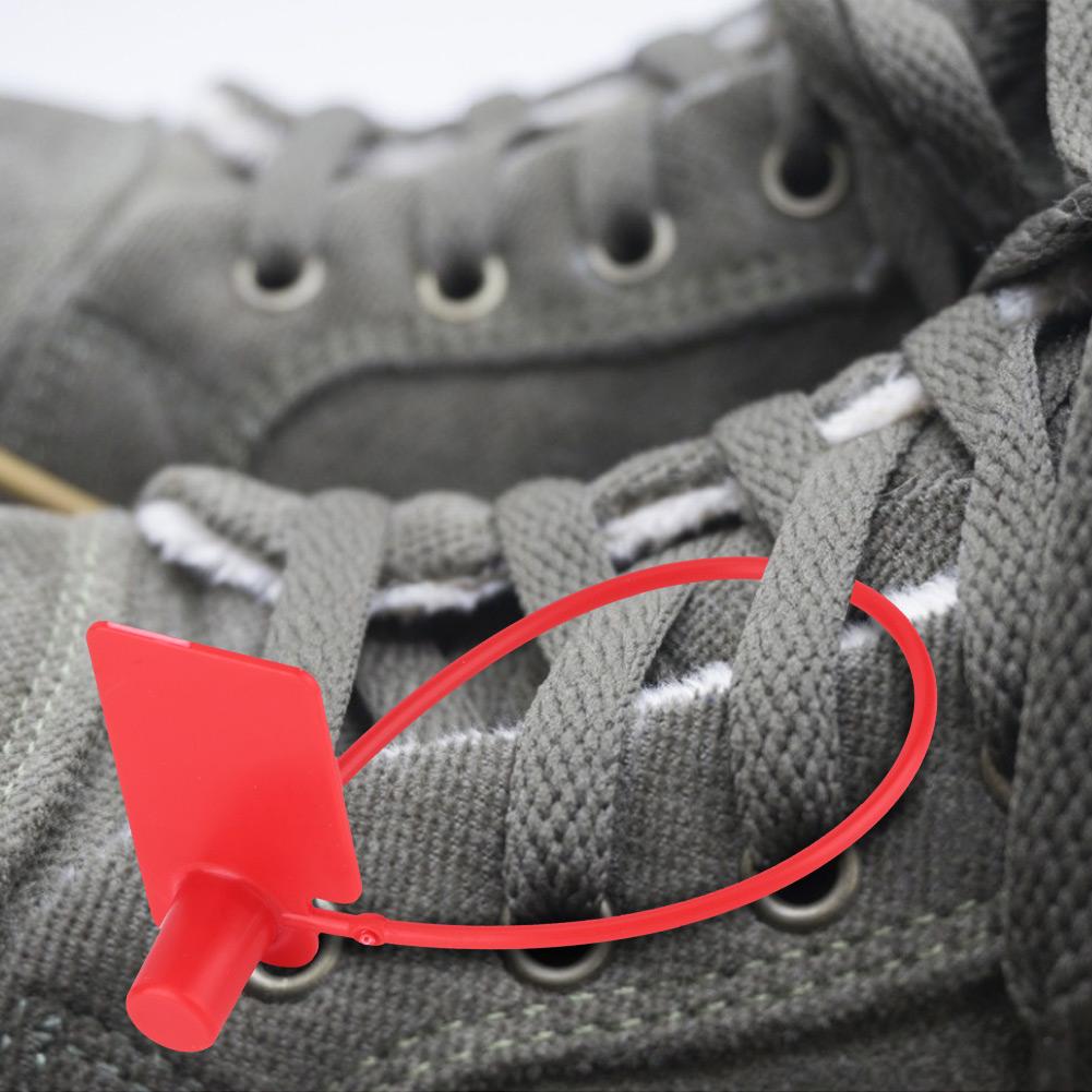 100pcs Disposable Label Cable Colourful Identification Mark Signs Ties Anti Theft Self Locking