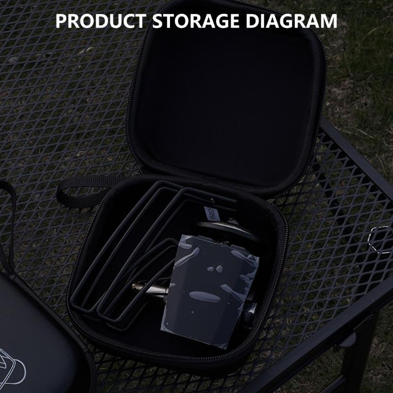 Dust and Water Resistant Square Stove Case Outdoor Spiders Stove Protective Case for Camp and Hiking Activity
