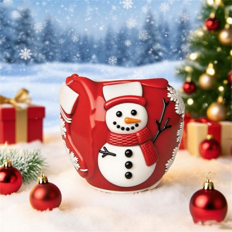 Ormfruktsform Silikonformar Snögubbe Präglad Silikon Ljusform för Ljus Tvål Choklad Högtidsdekoration