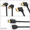 Flexible Angled  2.1 Video Cable 16K Resolution 54Gbps Transmission 8K120Hz 4K240Hz For Gaming Monitors
