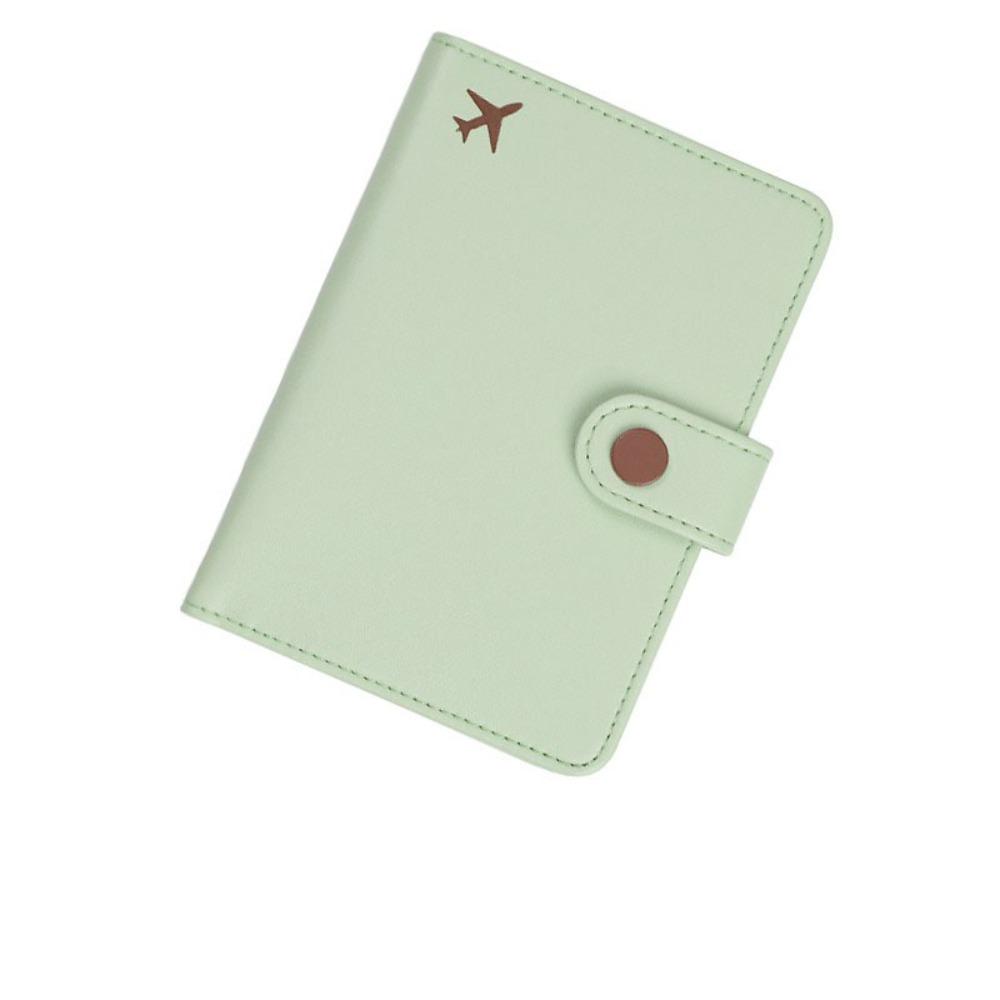 Wallet Passport Storage Bag Solid Color Passport Holder  Travel Accessories