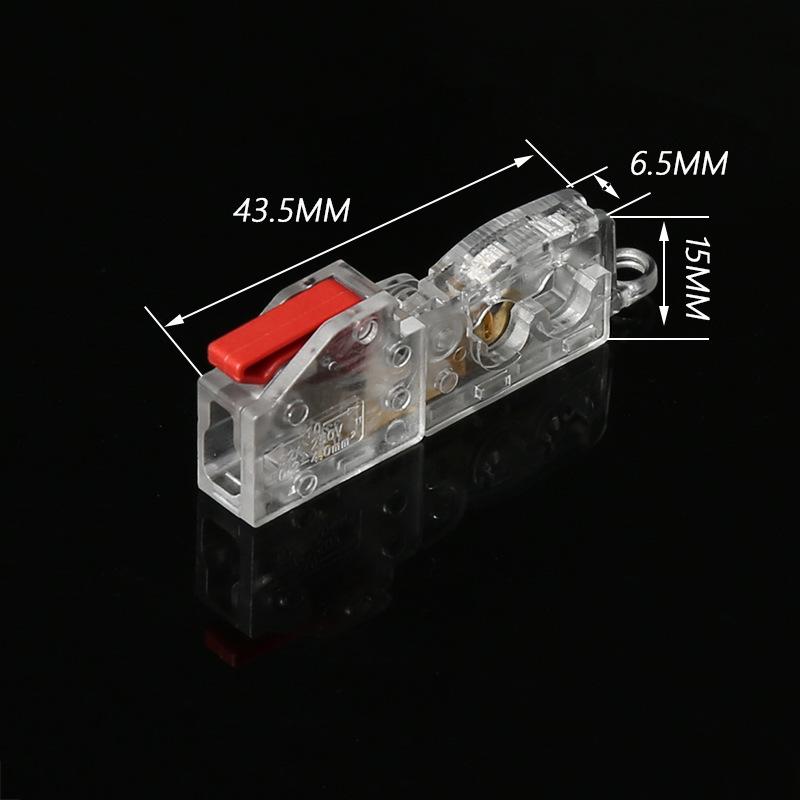 10PCS Free Wire Breaking Fast Terminal Block Light Wiring Special Binding Post Splitter Free of Wire Stripping
