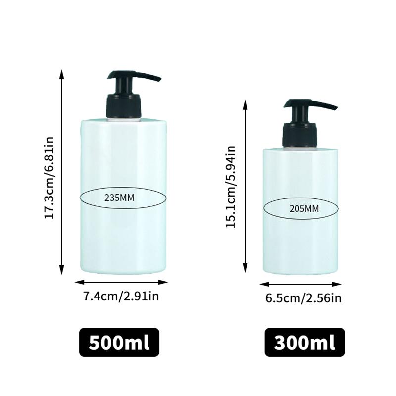 300/500Ml Soap Dispenser Bottle Shampoo Shower Gel Bottle Refillable Wide Mouth Lotion Hand Sanitizer Bottle Bathroom Container