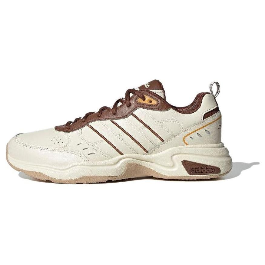 Adidas Neo Strutter Comfortable Versatile Trendy Slip-Resistant Durable Low-Top Casual Shoes Unisex Sneaker Beige Brown ID3566