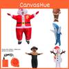 Adult Inflatable Santa Snowman Gingerbread Man Costume For Cosplay And Halloween Parties