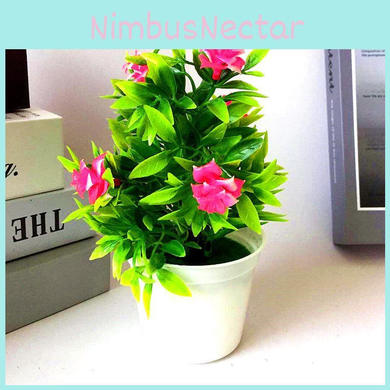 Rose Mini Flower Potted Home Decoration Ornaments For Tabletop Decor Gift