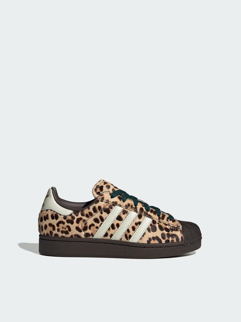Adidas SUPERSTAR II classic low-top leopard-print shell-toe sneakers Adidas clover Adidas KI4203