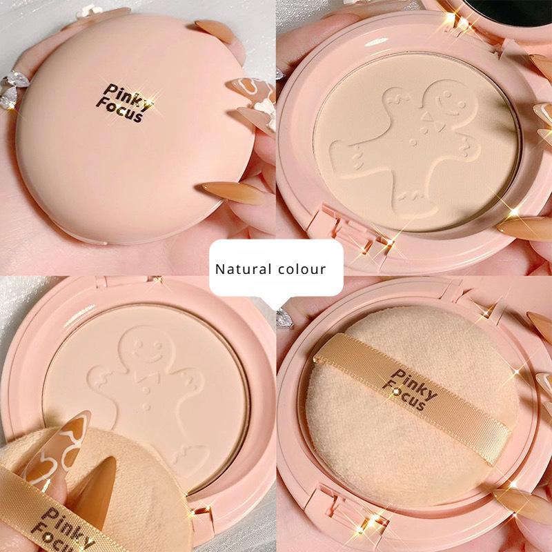 Cosmetic Pressed Powder Makeup Accessories Cheap Oil-control Finishing Powder Waterproof Sweat-proof Concealer Powder for Women