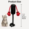 Suction Cup Cat Punching Bag Toy with 2pcs Boxing Gloves, Spring-Loaded Interactive Self-Play Cat Toy, Suitable for Indoor Cats and Kittens