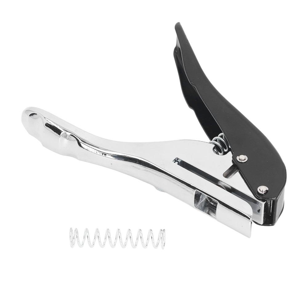 Portable Design Single Hole Punch Heavy Duty Hole Puncher For Plastic Cardboard