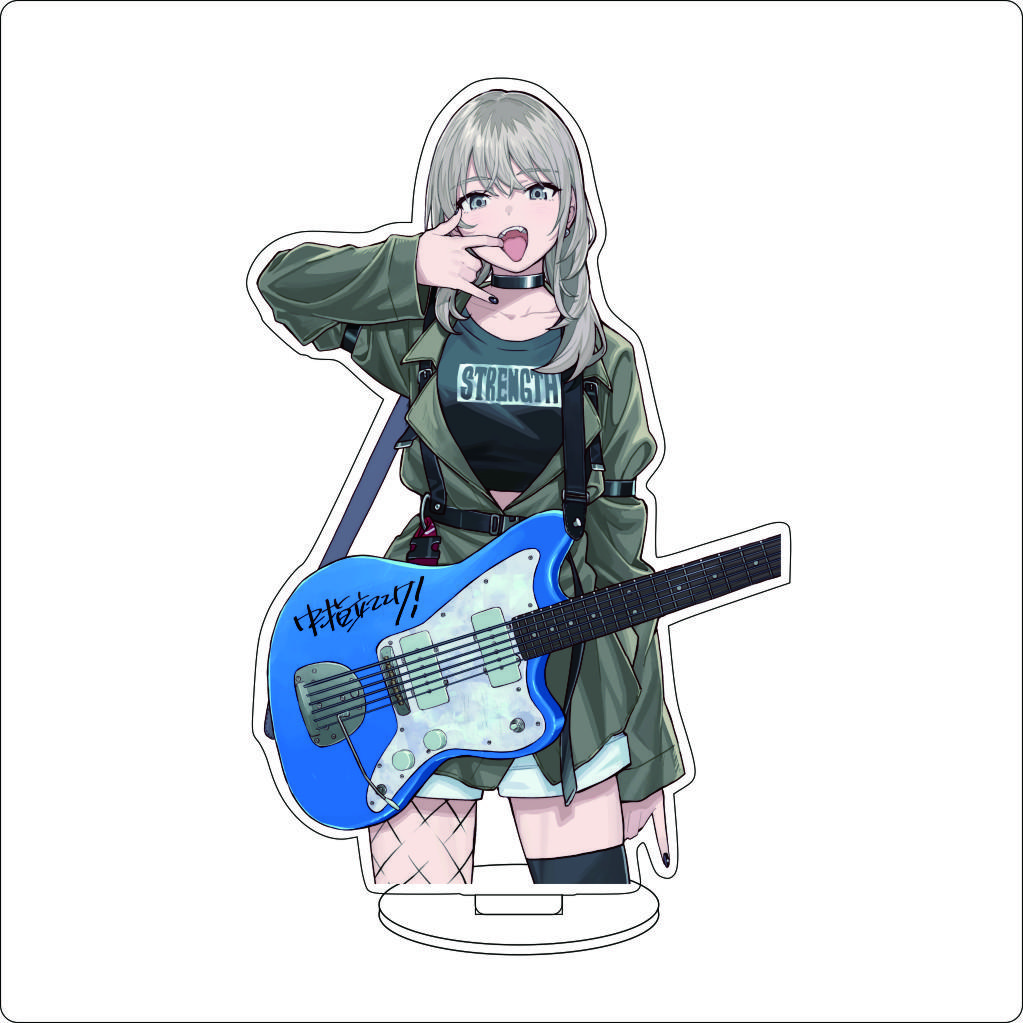 16CM Anime GIRLS BAND CRY Cosplay Acrylic Ornaments SUBARU AWA KAWARAGI MOMOKA ISERI NINA Figure Stand Halloween Christmas Gifts