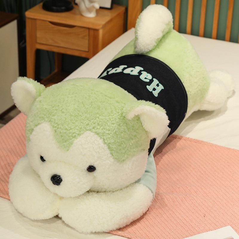 Large Couple Husky Doll Plush Toy Dog Doll Girl Sleeping Soothing Pillow Muppet Doll