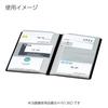 KOKUYO File Card Holder Novita Capacity 360 Model Slim, 60-sheet (holds Sheets), Transparent, Mei-N236T