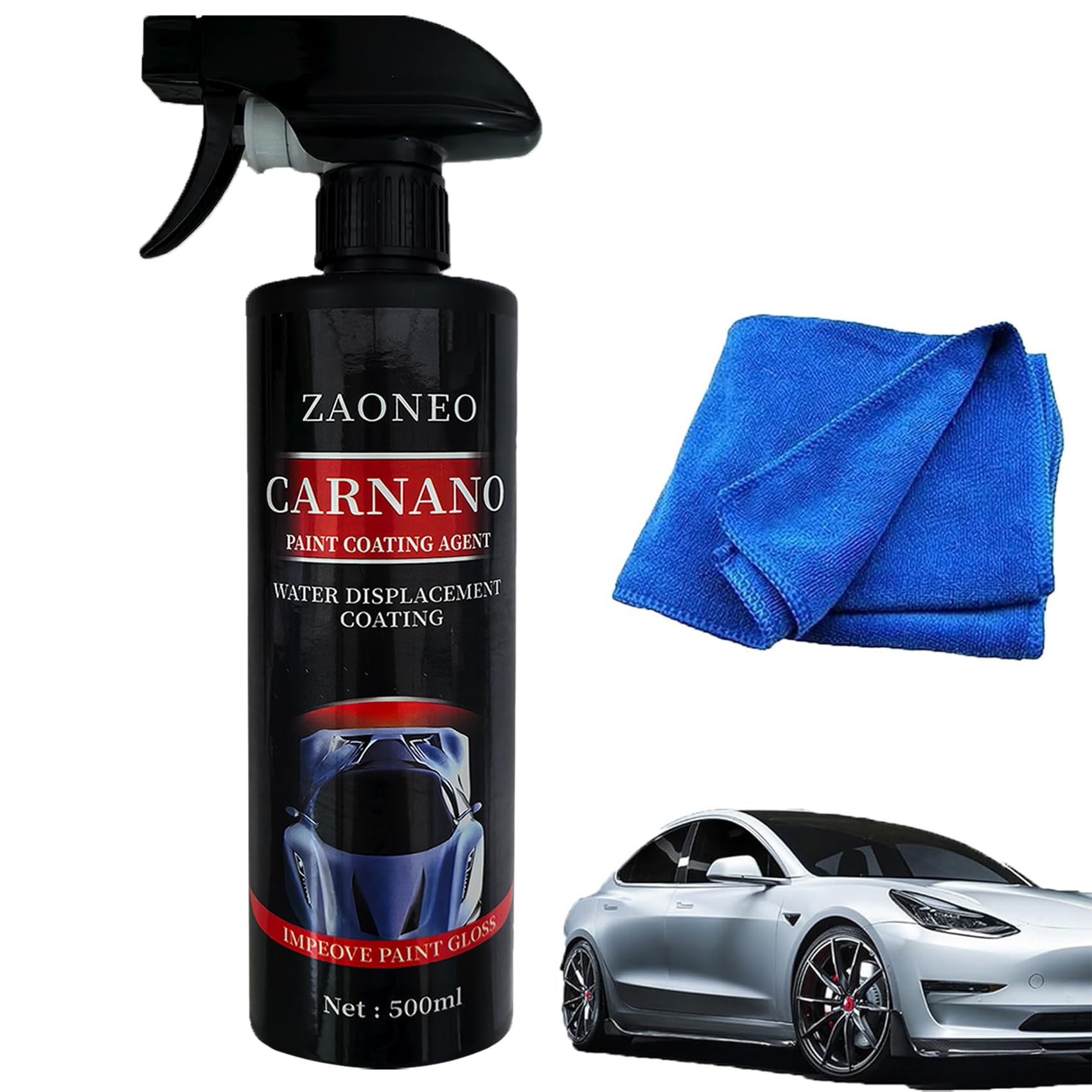 

(16.9 fl oz (500 ml) (Upgraded Model) Car , German High-tech, Carsonic Nanometer 1/2/3 pieces