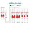 Dual-Pole Residual Current Circuit Breaker with Leakage Protection - 220V Electric Safety Switch
