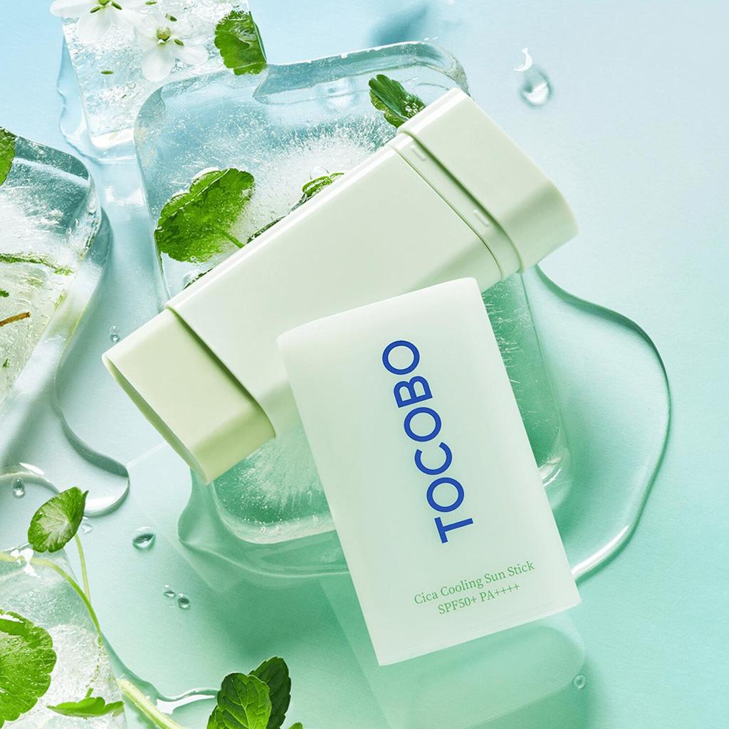 TOCOBO Cica Cooling Sun Stick 18g SPF50+ PA++++, KBeauty, Cosmétiques coréens, échantillon