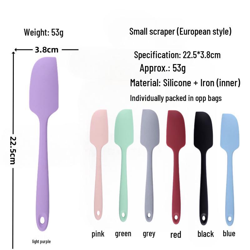 All-in-One Silicone Baking Spatula & Leveling Knife Set