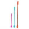 3-Piece Silicone Double-Headed Mini Spatula Set: Cosmetic Digging Tools & Sauce Spreader