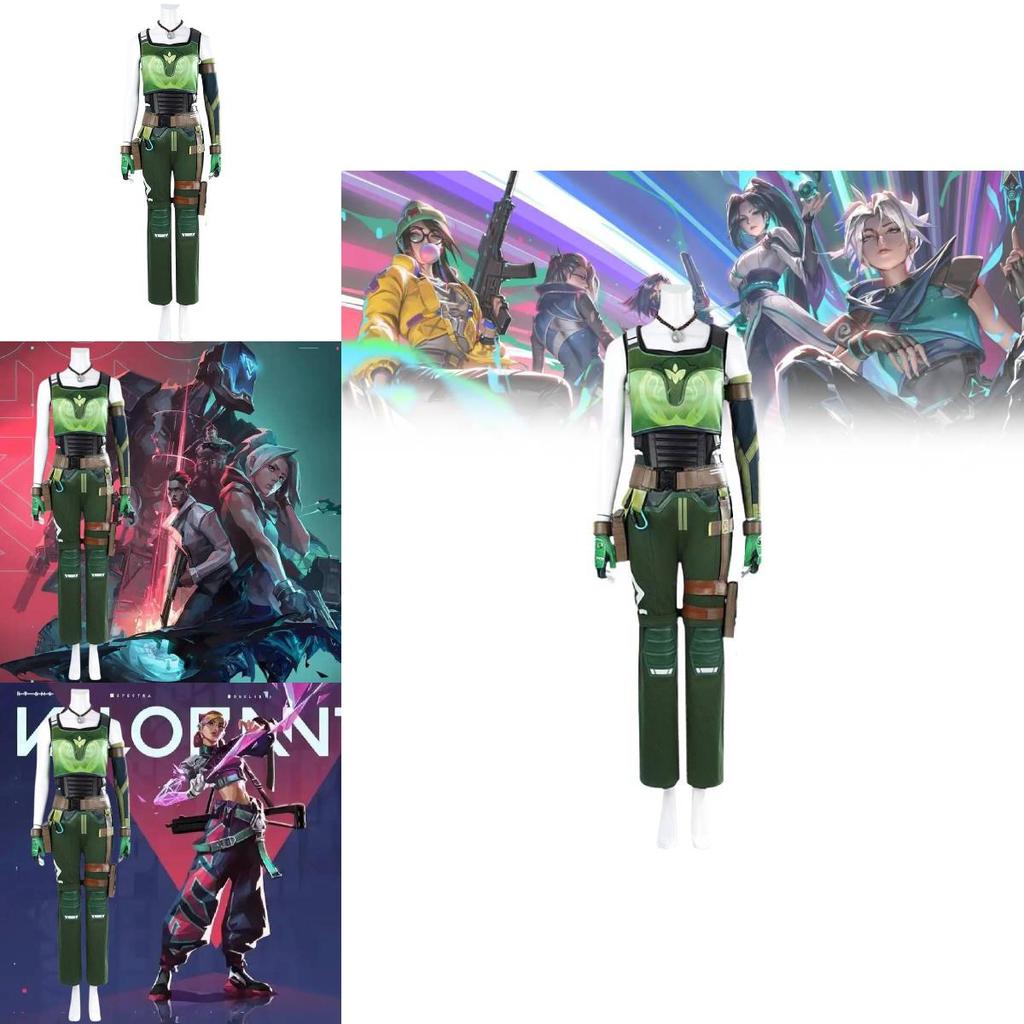 Valorant Skye Spandex Cosplay Costume For Gaming Conventions Anime Roleplay Events
