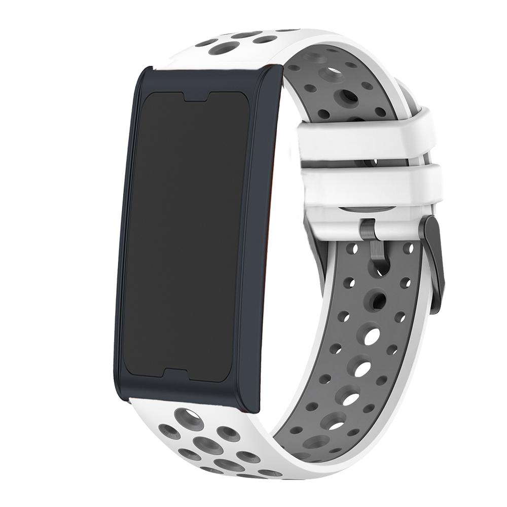 Two-Tone Strap Compatible with Amazfit Helio Breathable Round Hole Strap Suitable for Amazfit balance 2 Smartwatch Band Correa