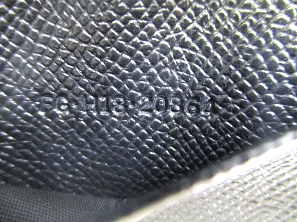Authentic BVLGARI Black Leather 6 Pics Key Chain #a838  Refurbished