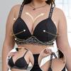 Plus-size Women's Bra Lace Comfortable Push-up Anti-sagging Makes Large Breasts Appear Smaller Lifts Underwear