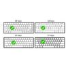 Palette Mixed Lights BOWs 78Keys Original Profile Keycap Dye Sublimations PBT Keycaps for 60%Mechanical Keyboards Keycap