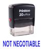 Printtoo Rubber Stamp Office Stationary NOT NEGOTIABLE Self Inking Custom