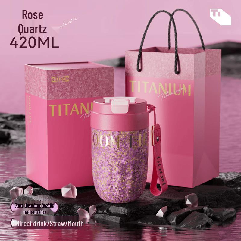 GOOM Pure Titanium Insulated Dual-Drink Tumbler