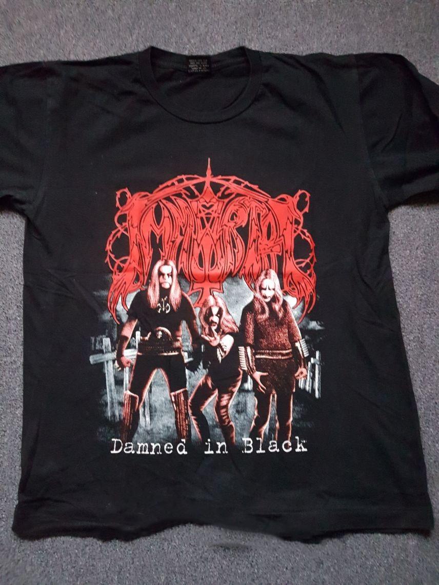 Immortal-Damned in Black Shirt Unisex Concert S-5XL LO524 S