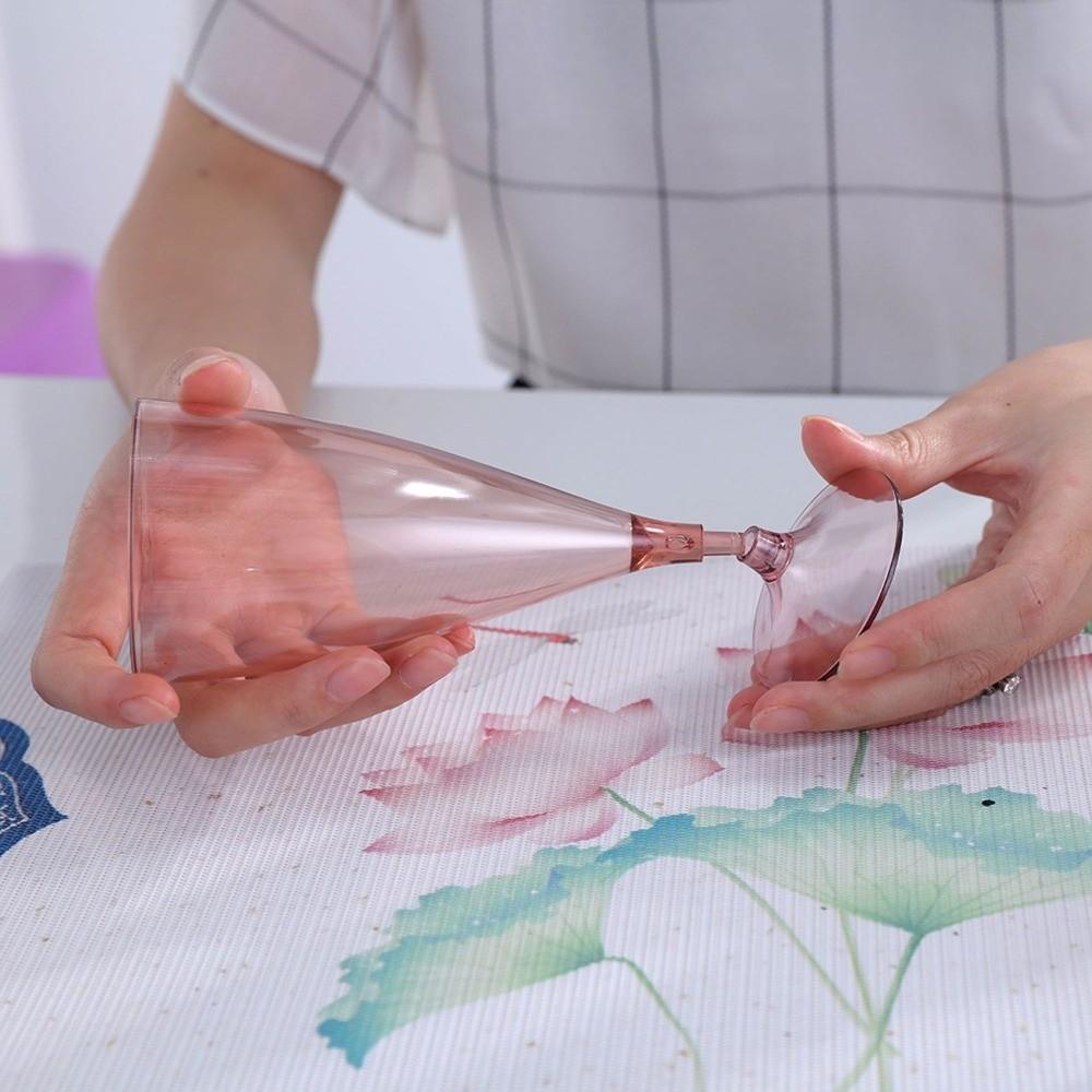 Lightweight Wine Glasses Plastic Cocktail Cups Champagne Glasses  Picnic Essentials