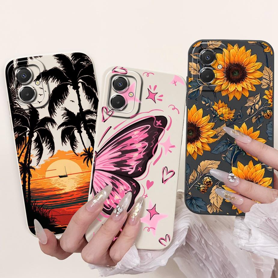 For Samsung Galaxy A07 4G Case SM-A175F Cute Cartoon Cover Shockproof Soft TPU Phone Case For Samsung A07 A 07 GalaxyA07 4G Bags