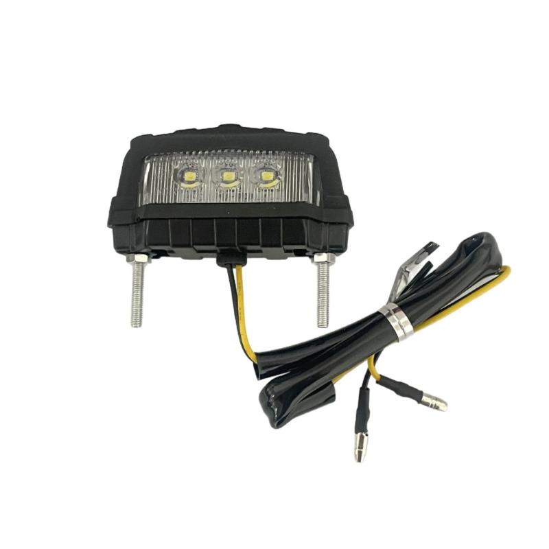 

High Brightness Motorcycle Rear Light Safety With 3 LEDs Weatherproof Design Effortless Assembly Low Power Consumption 1